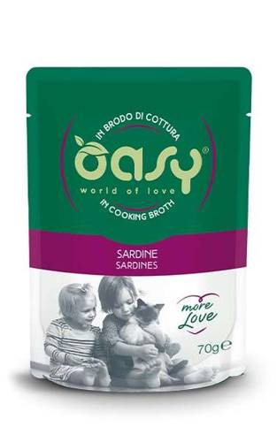 OASY More Love MIX smaków dla kota 10x70G - Oasy
