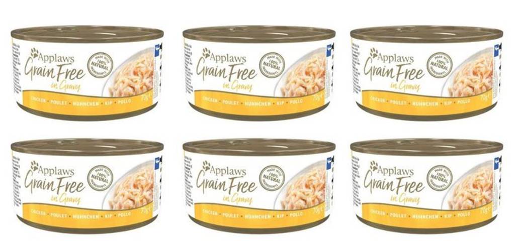 Applaws Cat Tin Grain Free kurczak 6x70g - Applaws