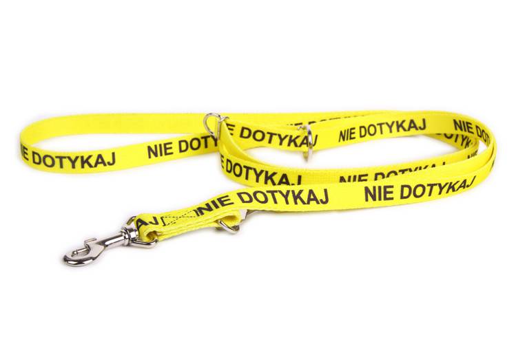 Smycz Regulowana - NIE DOTYKAJ 0748 30MM 220CM - matteo-company