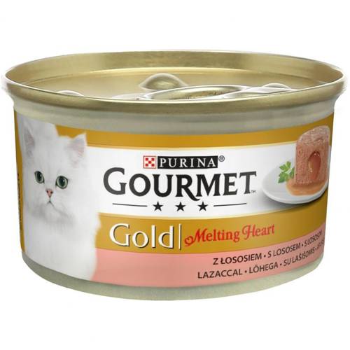 Gourmet Gold Melting Heart łosoś 85g - Gourmet