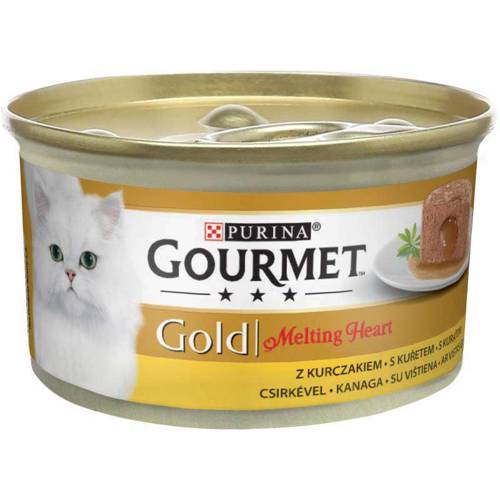 Gourmet Gold Melting Heart kurczak 85g - Gourmet