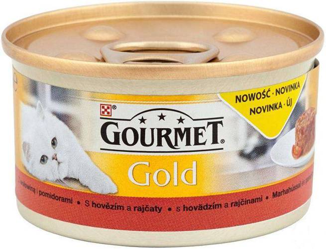 Gourmet Gold Savoury Cake wołowina w pomidorach 85g - Gourmet