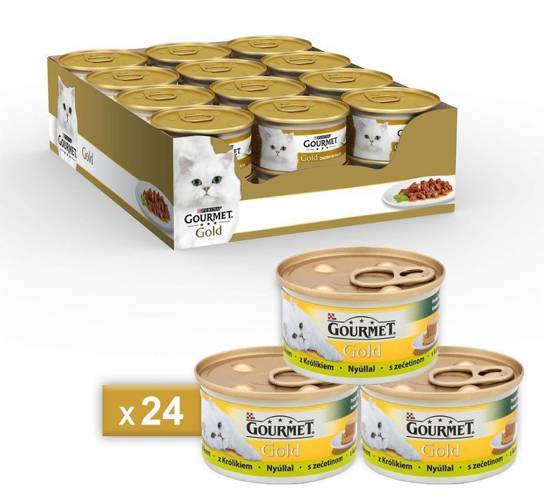 Gourmet Gold mus z królikiem 24x85g - Gourmet