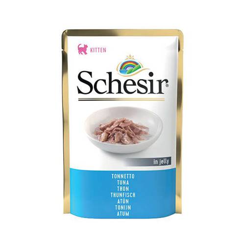 SCHESIR filety z tuńczyka w galaretce dla kociąt 85g -