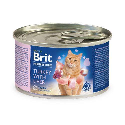 Brit Premium Cat indyk z wątróbką 200gDomyślny opis krótki -