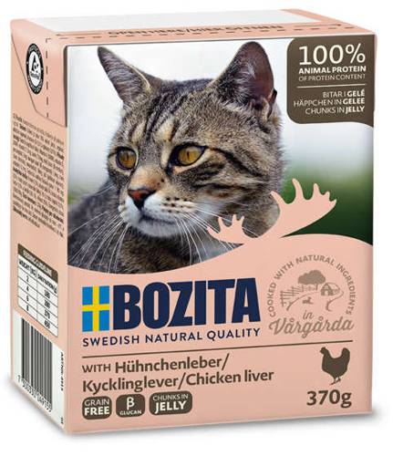 Bozita Feline 370g Wątróbka Drobiowa w Galaretce - Bozita