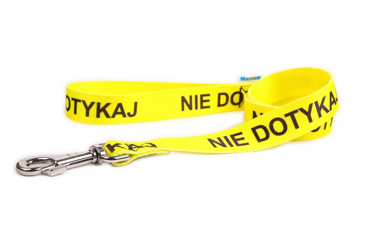 Smycz Prosta – NIE DOTYKAJ 0688 25MM 130CM - matteo-company