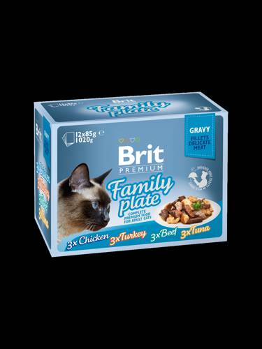 Brit Premium 12x85g FAMILY PLATE GRAVY - 