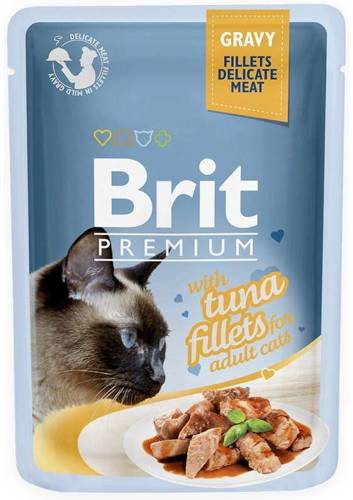 Brit Premium 85g GRAVY ADULT Filet z Tuńczyka - 