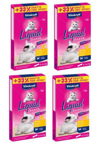 Vitakraft Cat Liquid Snack Kurczak + Tauryna 32x15g - Vitakraft