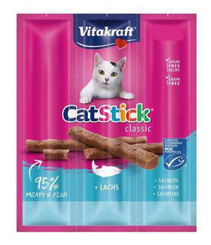 Vitakraft Cat Stick Mini Łosoś 3x6g - Vitakraft