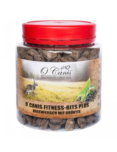 O'canis  Fitness-Bits PLUS zając z herbatą zieloną 300g dobre przysmaki dla psa - O'Canis