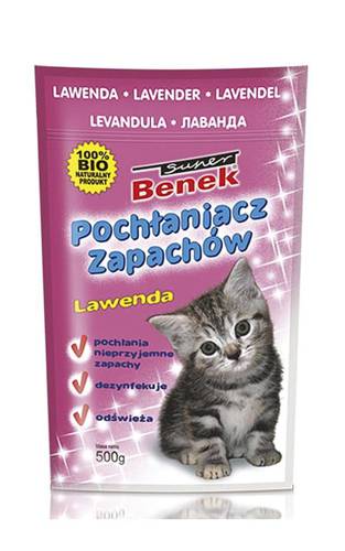 Super Benek Neutralizator zapachów lawendowy 450g - Super Benek