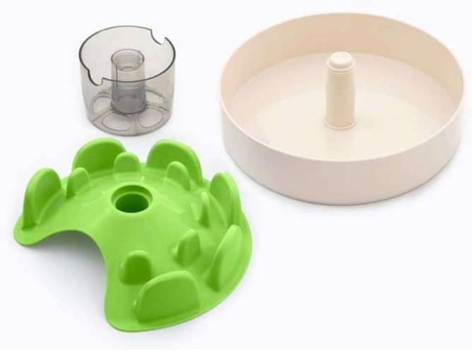 Pet Dreams House Spin Ufo Maze Green Tricky miska interaktywna - Petstages