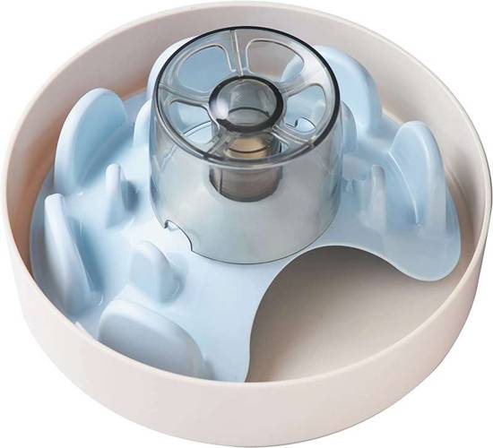 Pet Dreams House Spin Ufo Maze Baby Blue Tricky miska interaktywna - Petstages