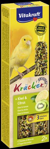 Vitakraft Kracker 2 szt. kiwi i cytryna dla kanarka