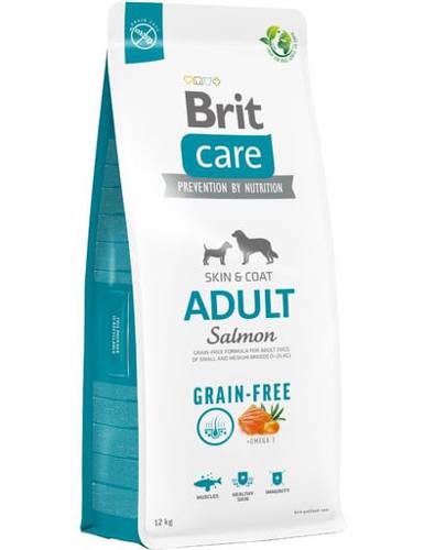 BRIT Care Grain-free Adult karma sucha z łososiem 12 kg