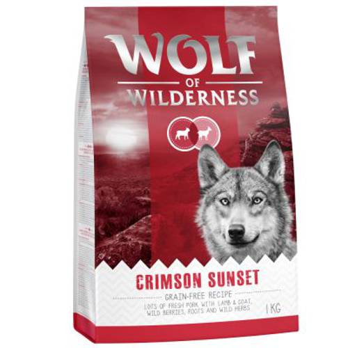 Wolf of Wilderness "Crimson Sunset", jagnięcina i mięso kozie 12 kg - Wolf Of Wilderness