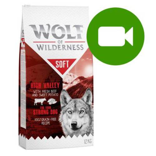Wolf of Wilderness „Soft - High Valley”, wołowina 12 kg - Wolf Of Wilderness
