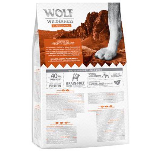Wolf of Wilderness "Explore The Mighty Summit" - Performance 400 g - Wolf Of Wilderness