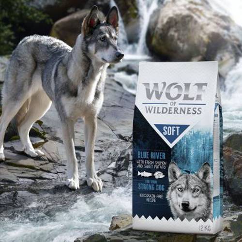 Wolf of Wilderness „Soft – Blue River”, łosoś 12 kg - Wolf Of Wilderness