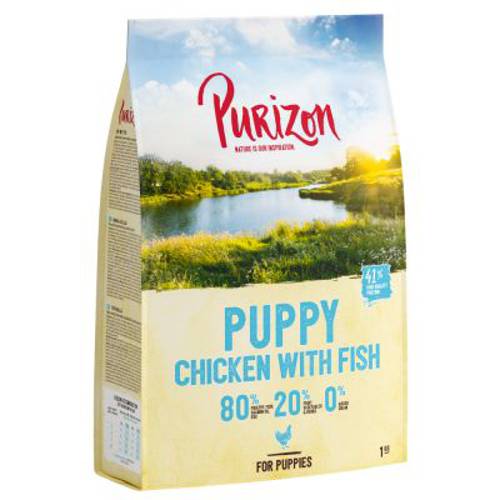 PEŁNOWARTOŚCIOWA RECEPTURA: Purizon Puppy, kurczak i ryba, bez zbóż 1 kg - Purizon
