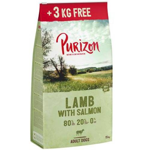Purizon Adult, jagnięcina i łosoś, bez zbóż 1 kg - Purizon