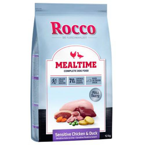 Rocco Mealtime Sensitive, kurczak i kaczka 12 kg - Rocco