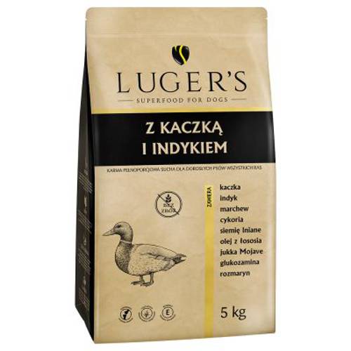 Luger's Adult, kaczka i indyk 5 kg - Lugers