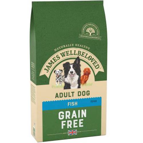 James Wellbeloved Adult Grain Free, ryba i warzywa (bez zbóż) 10 kg - James Wellbeloved Karma