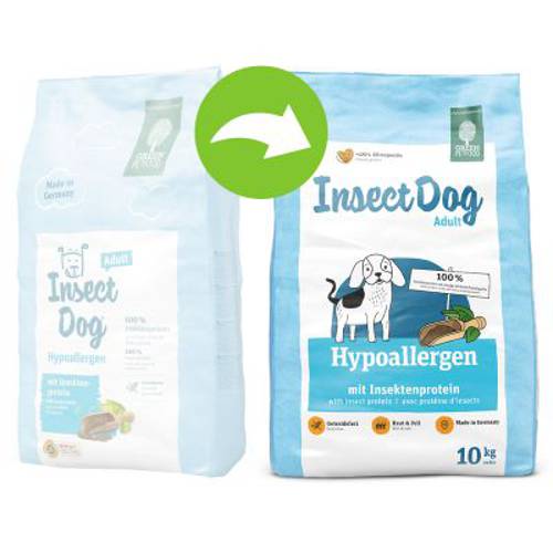 Green Petfood InsectDog, karma hipoalergiczna 2 x 10 kg - Green Petfood Karma