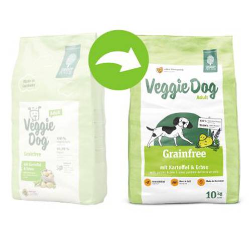 Green Petfood VeggieDog grainfree 4,5 kg (5 x 900 g) - Green Petfood Karma