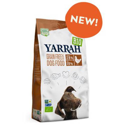Yarrah Bio ekologiczna, bezzbożowa karma, z biokurczakiem 10 kg - Yarrah