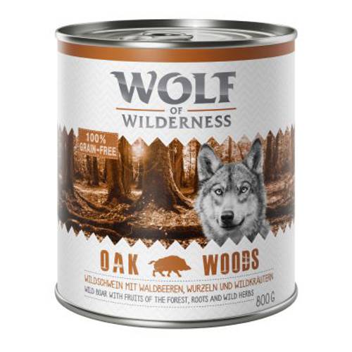 Wolf of Wilderness Adult, 6 x 800 g Green Fields, jagnięcina - Wolf Of Wilderness