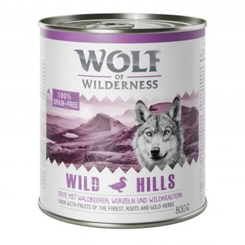 Wolf of Wilderness Adult, 6 x 800 g Green Fields, jagnięcina - Wolf Of Wilderness