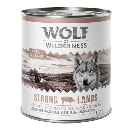 Wolf of Wilderness Adult, 6 x 800 g Black Rocks, koza - Wolf Of Wilderness