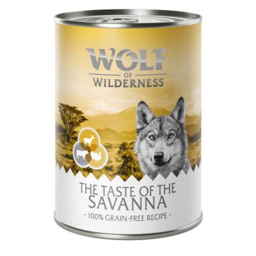 Wolf of Wilderness „The Taste Of", 6 x 400 g The Taste Of Canada - wołowina, indyk, dorsz - Wolf Of Wilderness