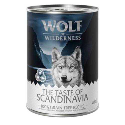 Wolf of Wilderness „The Taste Of", 6 x 400 g The Taste Of Canada - wołowina, indyk, dorsz - Wolf Of Wilderness