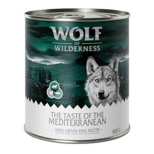 Wolf of Wilderness „The Taste Of", 6 x 800 g The Taste of Savanna - indyk, wołowina, kozina - Wolf Of Wilderness
