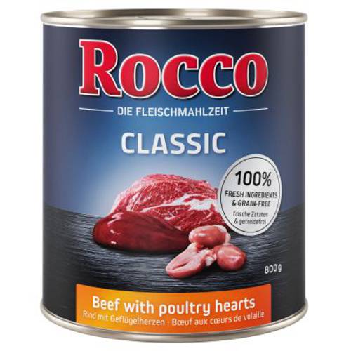 Rocco Classic, 6 x 800 g Czysta wołowina - Rocco