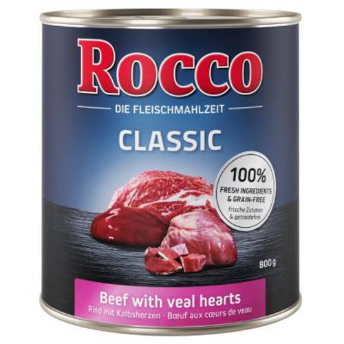 Rocco Classic, 6 x 800 g Czysta wołowina - Rocco