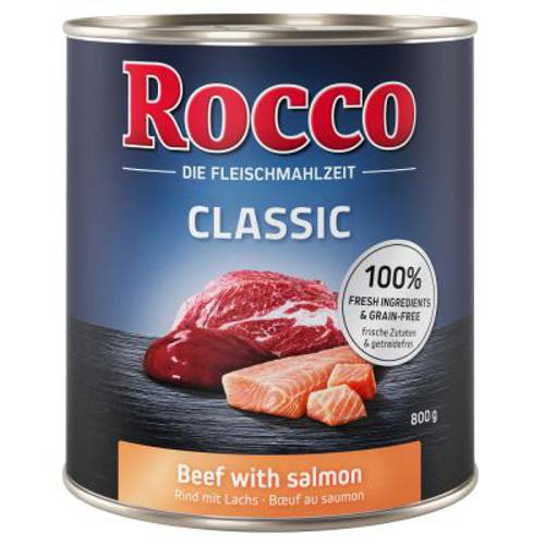 Rocco Classic, 6 x 800 g Czysta wołowina - Rocco