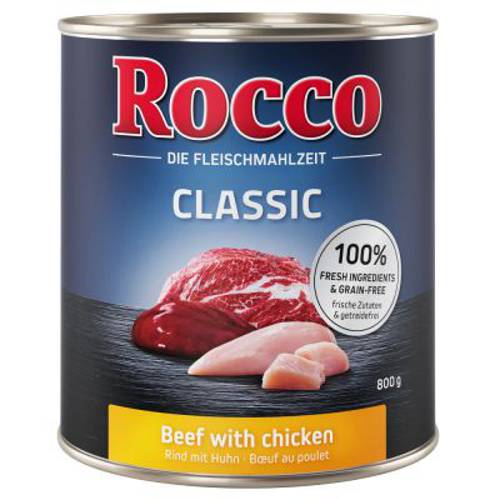Rocco Classic, 6 x 800 g Czysta wołowina - Rocco