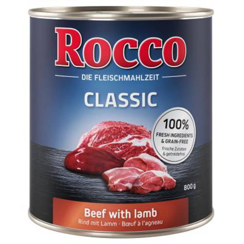 Rocco Classic, 6 x 800 g Czysta wołowina - Rocco