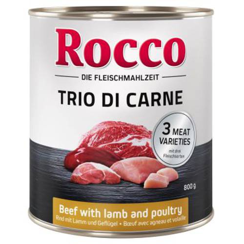 Rocco Classic Trio di Carne edycja specjalna Pakiet mieszany, 6 x 800 g - Rocco