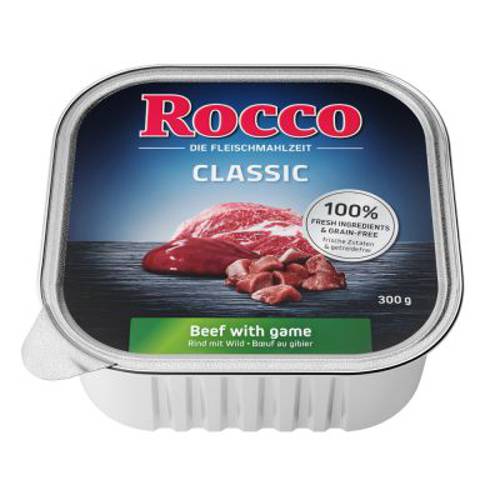 Megapakiet Rocco Classic tacki, 27 x 300 g Wołowina i kurczak - Rocco