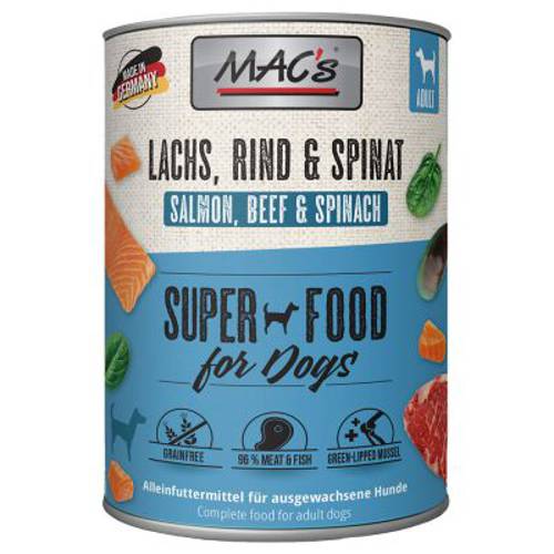 MAC's Adult, 6 x 800 g Głowizna i marchew - Mac S