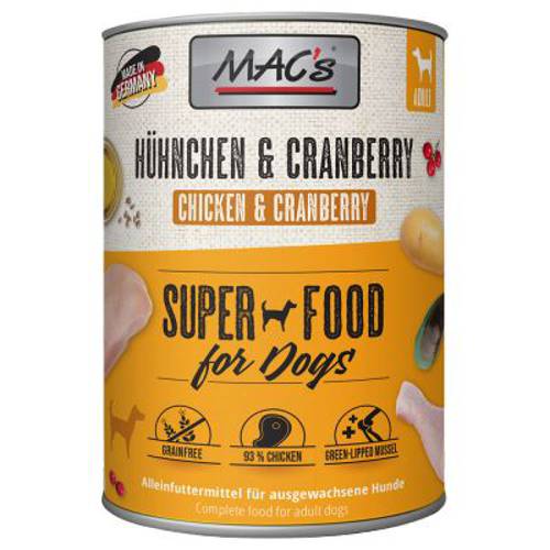 MAC's Adult, 6 x 800 g Głowizna i marchew - Mac S