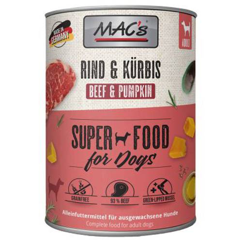 MAC's Adult, 6 x 800 g Głowizna i marchew - Mac S