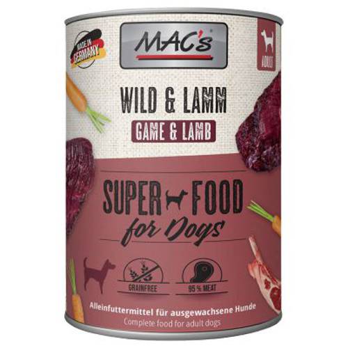 MAC's Adult, 6 x 800 g Głowizna i marchew - Mac S